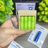 Pin sạc AA 2AC-80 1.5V 04 viên, sạc nhanh USB Type-C, 3.000mWh – Tiết kiệm 6
