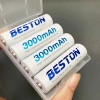 Pin Sạc AA AAA Beston 3.000mAh 1.2V chính hãng - Bộ 4 viên kèm hộp, giá 34.000₫ 4