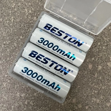 Pin Sạc AA AAA Beston 3.000mAh 1.2V chính hãng - Bộ 4 viên kèm hộp, giá 34.000₫ 10 Pin Sạc AA AAA Beston 3.000mAh 1.2V chính hãng - Bộ 4 viên kèm hộp, giá 34.000₫ 10