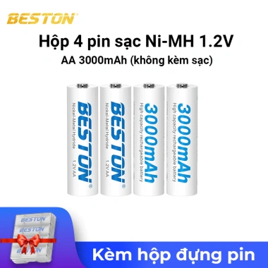 Pin Sạc AA AAA Beston 3.300mAh - Dùng cho Micro, Đồng Hồ, Đồ Chơi - 39.000₫ 10 Pin Sạc AA AAA Beston 3.300mAh - Dùng cho Micro, Đồng Hồ, Đồ Chơi - 39.000₫ 10