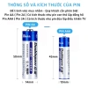 Pin sạc AAA 1.250mAh Doublepow - Dung lượng cao, sạc lại 1.200 lần an toàn, chính hãng 2