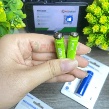 Pin sạc AAA 3AC-25 1.5V Lithium 04 viên - Sạc nhanh USB Type C, giá 280.000₫ 6 Pin sạc AAA 3AC-25 1.5V Lithium 04 viên - Sạc nhanh USB Type C, giá 280.000₫ 6