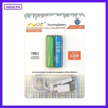 Pin sạc AAA Nuoxing 1.200mWh USB-C cho micro, remote, đồng hồ, đồ chơi – Giá 89.186₫ 8