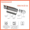 Pin Sạc APE Lithium 18.650 2.000mAh 3.7V - Đèn Pin, Quạt Mini, Sạc Dự Phòng 4