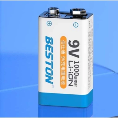 Pin sạc Beston 9V Li-ion - Bộ sạc pin vuông cho micro không dây, đồng hồ, 81.000₫ 3