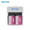 Pin sạc Beston 9V Li-ion - Bộ sạc pin vuông cho micro không dây, đồng hồ, 81.000₫ 9