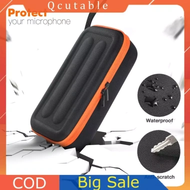 Pin Sạc Cầm Tay Mic Du Lịch, Túi Đựng Chống Thấm EVA, Vỏ Cứng, 2 Khe Cắm cho JBL PartyBox Mic – Không Dây 4
