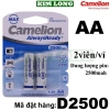 Pin sạc Camelion AA 2.700mAh, AA 2.500mAh, AAA 1.100mAh 1.2V Ni‑MH - Giá chỉ 88.000₫ 4
