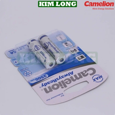 Pin sạc Camelion AA 2.700mAh, AA 2.500mAh, AAA 1.100mAh 1.2V Ni‑MH - Giá chỉ 88.000₫