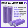 Pin sạc Cell APE Lithium 18.650 2.000mAh 3.7V - Dùng cho đèn pin, quạt mini, sạc dự phòng, giá ưu đãi 58.500 VND