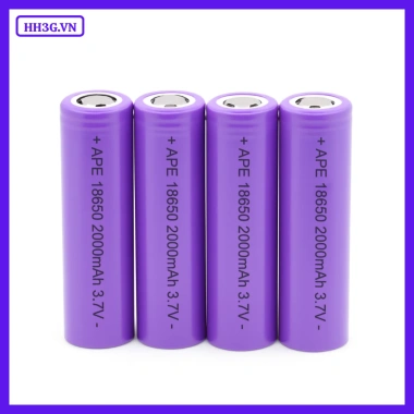 Pin sạc Cell APE Lithium 18.650 2.000mAh 3.7V - Dùng cho đèn pin, quạt mini, sạc dự phòng, giá ưu đãi 58.500 VND 8