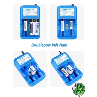 Pin Sạc Đa Năng 2A/3A/9V C/D - Bộ Sạc DP‑K32 2 Pin Đại D, Báo Đèn Khi Đầy, Thích Hợp Bếp Ga - Giá 119k