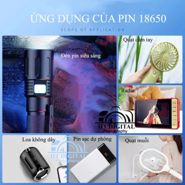 Pin sạc Doublepow 18.650 3.7V 9.250mWh - Dùng cho xe điện, máy khoan, dự phòng, y tế, đèn pin - Giá 22.440 VND 7