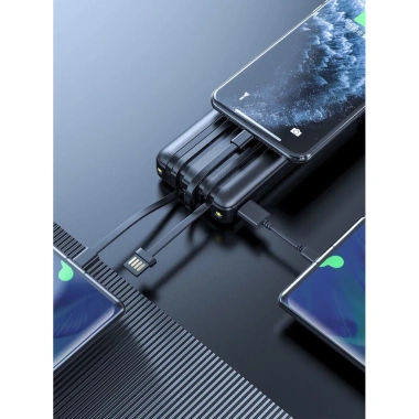 Pin sạc dự phòng 10.000mAh 5 trong 1 - 4 dây sạc, USB, đèn pin, 122.550 VND 3 Pin sạc dự phòng 10.000mAh 5 trong 1 - 4 dây sạc, USB, đèn pin, 122.550 VND 3