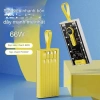 Pin sạc dự phòng 120W trong suốt PRAMI - Đa thiết bị, kèm cáp, giảm giá 22% 4
