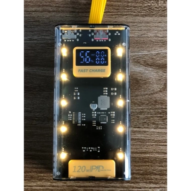 Pin sạc dự phòng 120W trong suốt PRAMI - Đa thiết bị, kèm cáp, giảm giá 22% 10