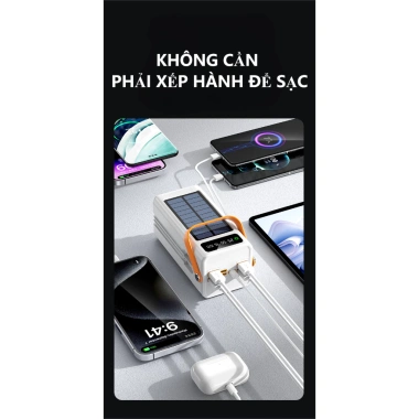 Pin sạc dự phòng 160.000mAh – Đèn LED, sạc nhanh 120W, tương thích mọi thiết bị 4
