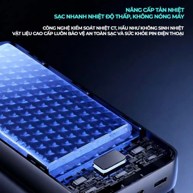 Pin sạc dự phòng 20.000mAh Gutek GT91 - Sạc nhanh 22.5W, tích hợp 2 dây USB, chỉ 289.000₫ 9