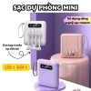 Pin sạc dự phòng 20.000mAh nhỏ gọn cầm tay, màn hình kỹ thuật số tráng gương - 118.666 VND