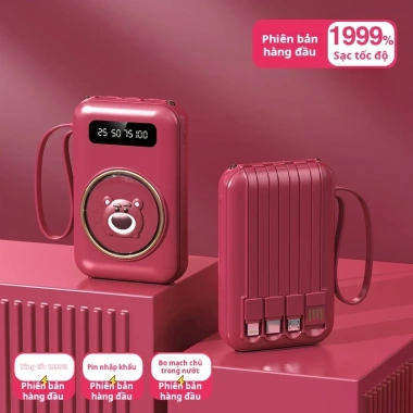 Pin sạc dự phòng 20.000mAh nhỏ gọn - Sạc nhanh cho mọi điện thoại, giá chỉ 96.795₫ 8 Pin sạc dự phòng 20.000mAh nhỏ gọn - Sạc nhanh cho mọi điện thoại, giá chỉ 96.795₫ 8