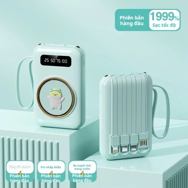 Pin sạc dự phòng 20.000mAh nhỏ gọn - Sạc nhanh cho mọi điện thoại, giá chỉ 96.795₫ 9 Pin sạc dự phòng 20.000mAh nhỏ gọn - Sạc nhanh cho mọi điện thoại, giá chỉ 96.795₫ 9