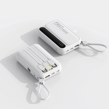 Pin sạc dự phòng 20.000mAh sạc nhanh mini, dung lượng lớn, kèm R08, dây sạc chỉ 249.000đ 6