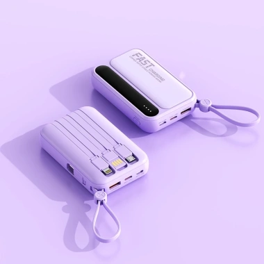 Pin sạc dự phòng 20.000mAh sạc nhanh mini, dung lượng lớn, kèm R08, dây sạc chỉ 249.000đ 8
