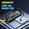 Pin sạc dự phòng 30.000-50.000mAh trong suốt PD120W/20W, 4 dây sạc đèn LED PLMALL 3
