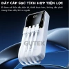 Pin sạc dự phòng 30.000mAh Gutek GT69 - Dung lượng lớn, sạc nhanh 22.5W, kèm dây sạc, giá chỉ 259.000₫ 2