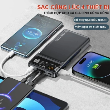 Pin sạc dự phòng 30.000mAh sạc nhanh 22.5W kèm dây 2 - Dung lượng lớn, giá tốt