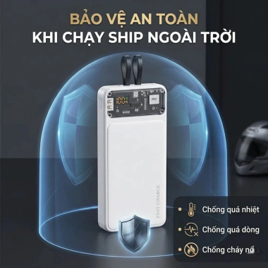Pin sạc dự phòng 30.000mAh sạc nhanh 22.5W kèm dây 2 - Dung lượng lớn, giá tốt