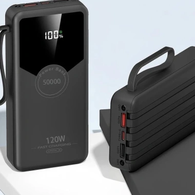 Pin sạc dự phòng 50.000-80.000mAh 120W sạc nhanh, tặng cáp sạc nhanh, nhiều dây sạc - 169.000₫