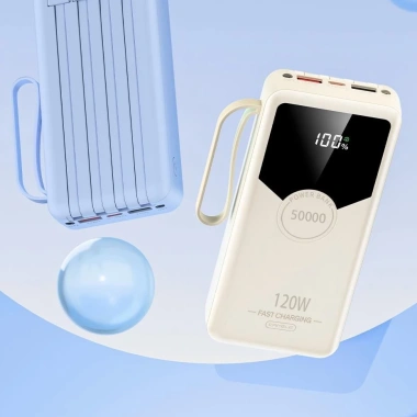 Pin sạc dự phòng 50.000-80.000mAh 120W sạc nhanh, tặng cáp sạc nhanh, nhiều dây sạc - 169.000₫ 4 Pin sạc dự phòng 50.000-80.000mAh 120W sạc nhanh, tặng cáp sạc nhanh, nhiều dây sạc - 169.000₫ 4