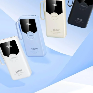 Pin sạc dự phòng 50.000-80.000mAh 120W sạc nhanh, tặng cáp sạc nhanh, nhiều dây sạc - 169.000₫