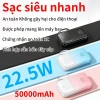 Pin sạc dự phòng 50.000mAh bộ sạc nhanh 22.5W 4 cáp tích hợp đa màu giá 299.999₫ 5