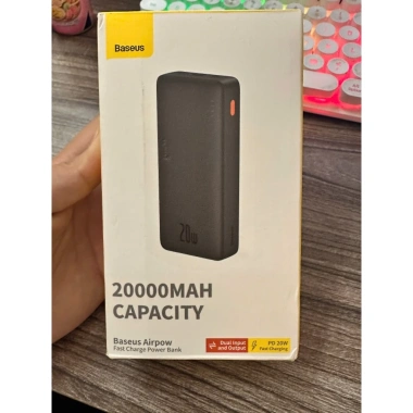 Pin sạc dự phòng Baseus 20.000mAh 30W kèm 2 dây TypeC - New FullBox BH, giá 329k 7 Pin sạc dự phòng Baseus 20.000mAh 30W kèm 2 dây TypeC - New FullBox BH, giá 329k 7