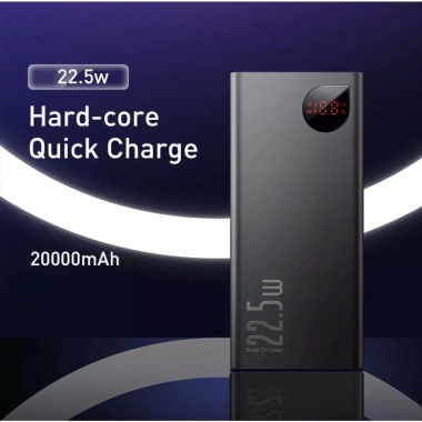 Pin sạc dự phòng Baseus 20.000mAh 30W kèm 2 dây TypeC - New FullBox BH, giá 329k