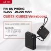 Pin sạc dự phòng CUBE1 CUBE2 VelasBoost 10-20.000mAh sạc nhanh 22.5W Type‑C 359.000₫ 2