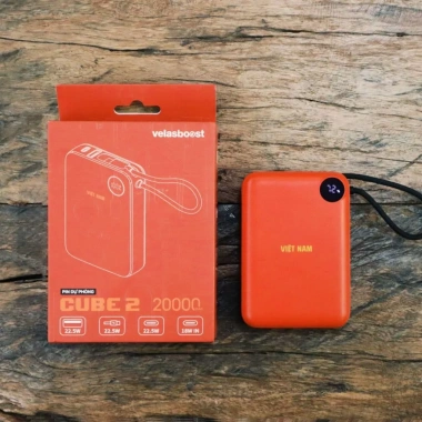 Pin sạc dự phòng CUBE1 CUBE2 VelasBoost 10-20.000mAh sạc nhanh 22.5W Type‑C 359.000₫ 6 Pin sạc dự phòng CUBE1 CUBE2 VelasBoost 10-20.000mAh sạc nhanh 22.5W Type‑C 359.000₫ 6