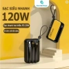 Pin sạc dự phòng đa năng 10.000-20.000mAh, thiết kế nhỏ gọn, sạc nhanh tích hợp dây, giá 132.912 VND