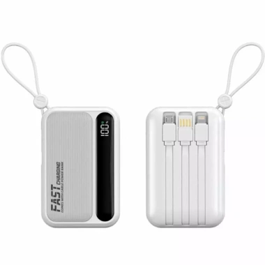 Pin sạc dự phòng đa năng 10.000-20.000mAh, thiết kế nhỏ gọn, sạc nhanh tích hợp dây, giá 132.912 VND