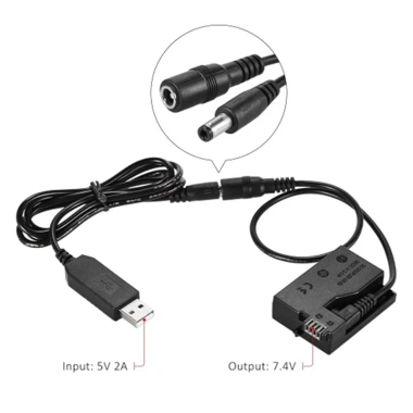 Pin Sạc Dự Phòng DR-E8 và Cáp LP-E8 cho Canon EOS 550D-700D, Giá 175.000₫ 4