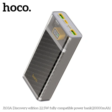 Pin sạc dự phòng Hoco J103A 20.000mAh - Sạc nhanh 22.5W, LED, 326.000VND - Chính hãng