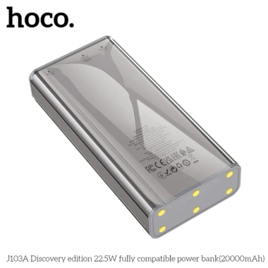 Pin sạc dự phòng Hoco J103A 20.000mAh - Sạc nhanh 22.5W, LED, 326.000VND - Chính hãng
