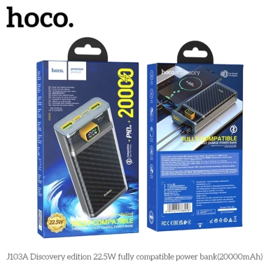 Pin sạc dự phòng Hoco J103A 20.000mAh - Sạc nhanh 22.5W, LED, 326.000VND - Chính hãng 8 Pin sạc dự phòng Hoco J103A 20.000mAh - Sạc nhanh 22.5W, LED, 326.000VND - Chính hãng 8