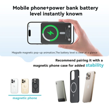 Pin sạc dự phòng không dây 10.000mAh, PD 20W, iPhone 12-17, nhỏ gọn, 239.000 VND