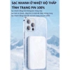 Pin sạc dự phòng không dây 5.000mAh mini có nam châm tự động, phù hợp iPhone và Android - Giá ưu đãi 159k