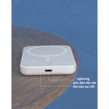 Pin sạc dự phòng không dây 5.000mAh mini có nam châm tự động, phù hợp iPhone và Android - Giá ưu đãi 159k 6