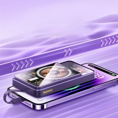 Pin sạc dự phòng không dây có dây 10.000mAh 22.5W Remax RPP-580 chính hãng - 450k