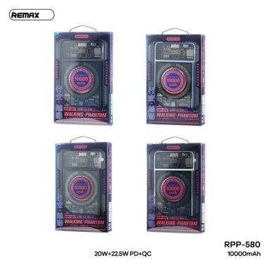 Pin sạc dự phòng không dây có dây 10.000mAh 22.5W Remax RPP-580 chính hãng - 450k 5 Pin sạc dự phòng không dây có dây 10.000mAh 22.5W Remax RPP-580 chính hãng - 450k 5
